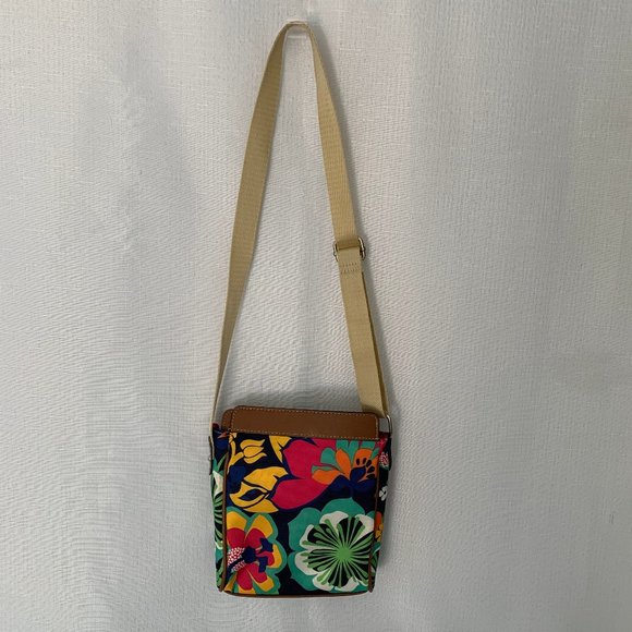 Green Living LILY BLOOM Floral Fiesta Cross Body Shoulder Bag - Picture 3 of 13